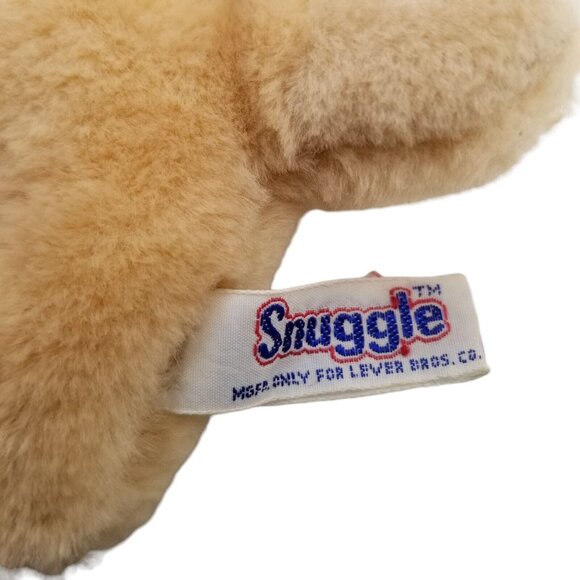 Vintage Plush Russ Snuggle Snuggles Teddy Bear 6" Stuffed Animal Toy Advertising - Picture 5 of 8